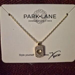 Park Lane Gold and Silver Heart Necklace